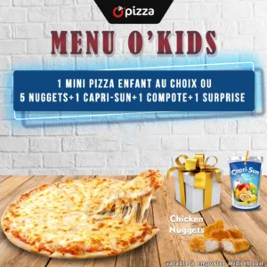 Livraison - Menu O'Kids